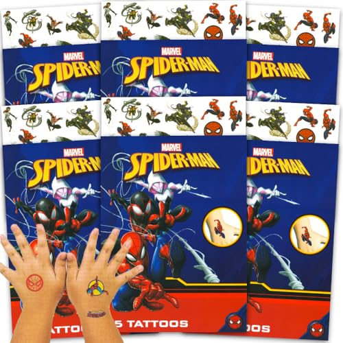 150 Pcs Spiderman Temporary Tattoos for Boys Bundle image 3