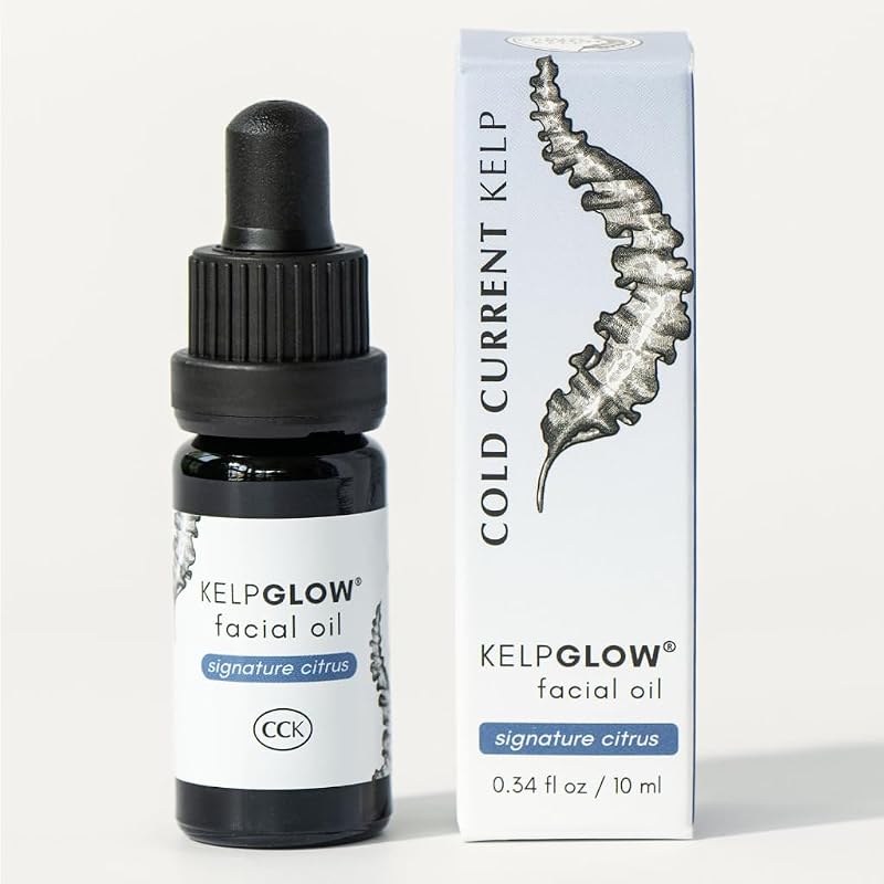 Óleo facial KelpGlow Cold Current Kelp com extrato de kelp, Signature Citrus, 10 mL