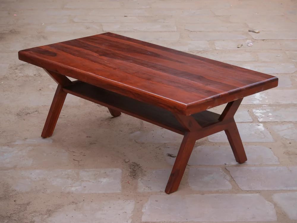 Budhakish Wooden Centre Table for Living Room, DrBKing Room & Office, Sheesham Solid Wood, Honey Finish (B0CZTFTG8J) Amazon Price History, Amazon Price Tracker