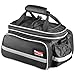 Arltb Bike Rear Bag (3 Colors) 20-35L Waterproof Bicycle Trunk Bag with Rain Cover Shoulder Strap Bike Pannier Tail Back Seat Bag Package Handbag Bike Accessories for Road Bikes Mountain (Black-)