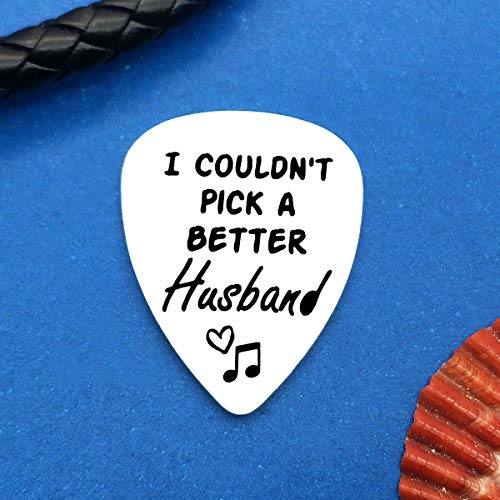 Médiator de guitare pour mari avec inscription « I Couldn’t Pick A Better Husband »,Cadeau de mariage pour mari,Cadeau… - Les Beatles, Paul McCartney, John Lennon, RIngo Starr, George Harrison Médiator de guitare pour mari avec inscription « I Couldn't Pick A Better Husband »,Cadeau de mariage pour mari,Cadeau… – Image 3