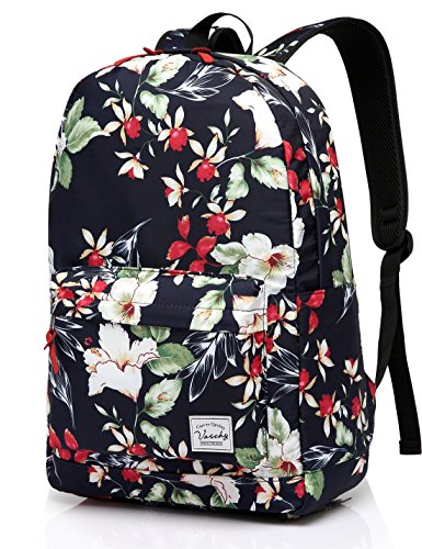 VASCHY School Backpack for Girls, Cute Schoolbag Bookbag for Kids/Teens/Middle School/College/Work Backpack for Women