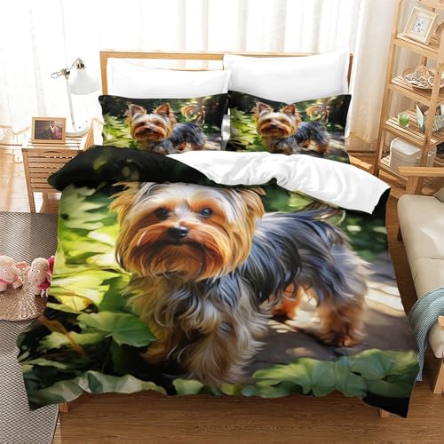 Housse de couette Yorkshire Terrier 200x200 cadeau idéal passionnés