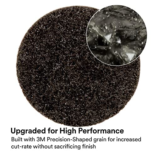 Miniatura 4 de Scotch-Brite Disco de acondicionamiento de superficie de precisión, Roloc TR, muy fino, cerámica, fibra no tejida, fácil cambio, 3 in, 25Interior,