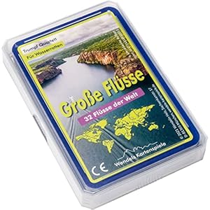 Wendels Kartenspiele rivieren, trump, kwartetspel, voor kinderen vanaf 8 jaar.