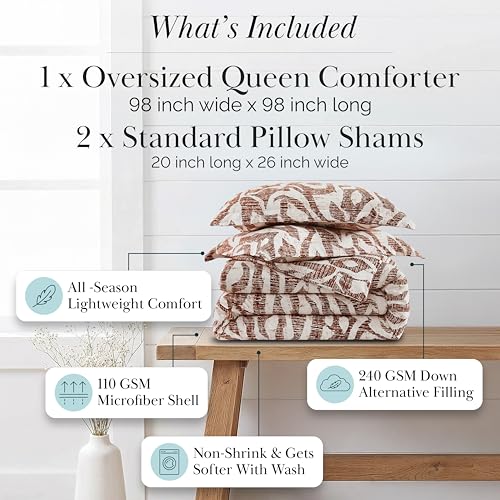 Edredón floral que no se deforma juego de ropa de cama microfibra queen 3