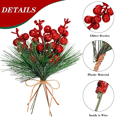 Geosar Set di 24 Rami di Ramoscello Artificiale12