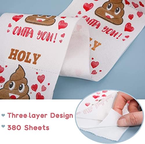 AOZITA 30th Birthday Gifts for Men Women, Happy Prank Toilet Paper, 30th Birthday Decorations, Party Supplies, Funny Gag Gifts Novelty Bday Present for Friends, 380 Sheets & 3 Layers