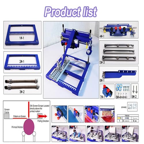 Machine de sérigraphie à poussée manuelle avec cadre 35 mm pour flacons rigides - 5