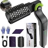 Electric Grill Brush, Cordless Rechargeable BBQ Grill Cleaner with 180° Adjustable Head, Powerful 3-Speed Motor, Stainless Steel Brush Head for Outdoor Grill, BBQ Grates, Gas Grills & Griddles