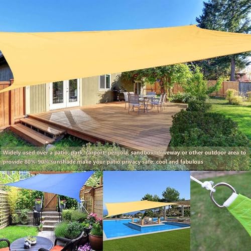 Toldo rectangular parasol con 95% proteccion UV e impermeable 7