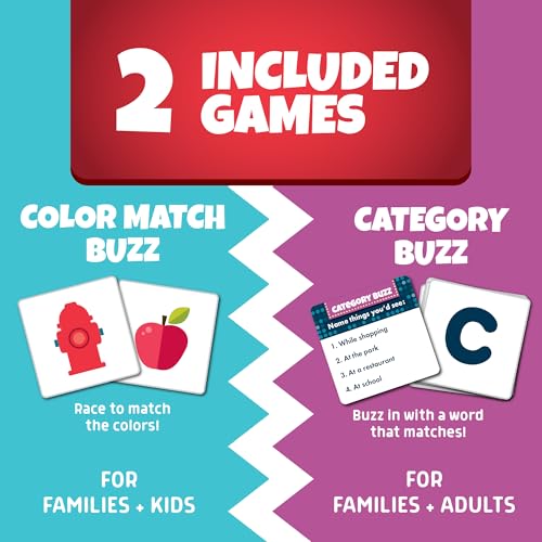 Chuckle & Roar Category and Matching Family Game Night Buzzers by Chuckle & Roar - Image 2