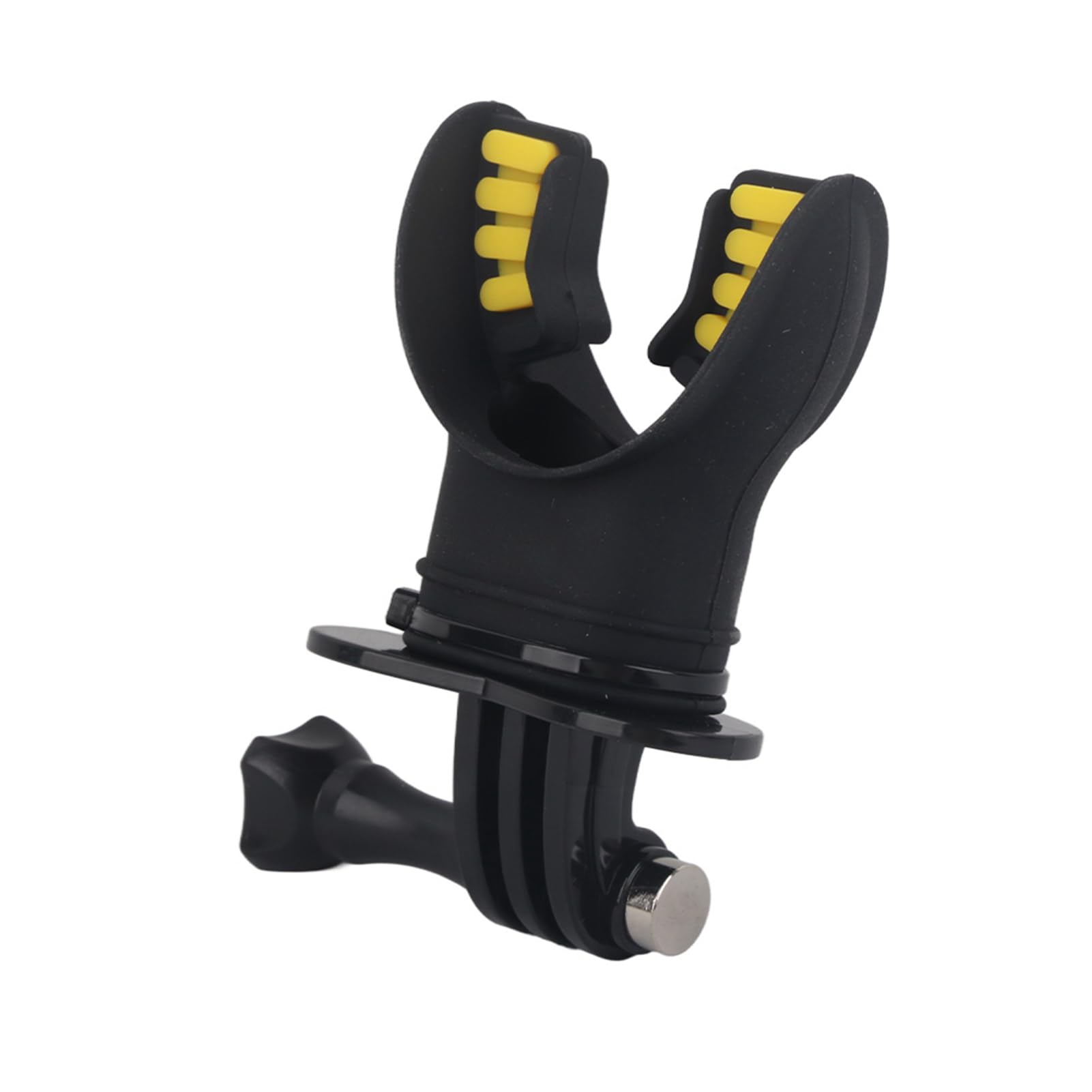 Topiky Mouth Bite Mount Adaptador del Soporte de la Boquilla Surfing Diving Skating con Floaty y Cuello Lanyard para Hero 7/6/5/4/3/3 + para cámara de acción (Negro)