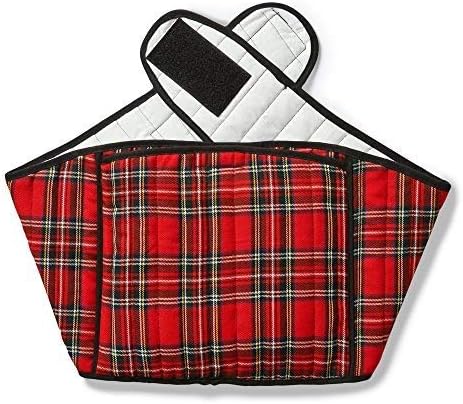 Hotties Soothing Backwrap Microwaveable Heat Wrap For The Relief Of Lower Back Pain - Red Tartan