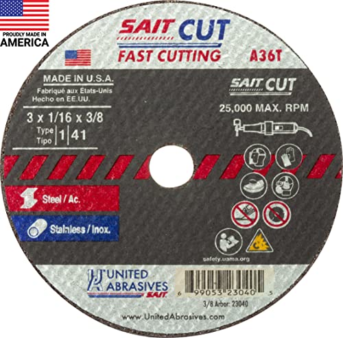 United Abrasives/SAIT 23040 Cutoff Wheel 3