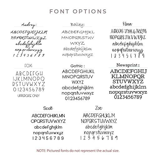 Custom Bronze Collar Stays For Men, Personalized 8Th Anniversary Dress Shirt Stiffeners Father's Day Gift For Husband - Engraved Metal 2.25 Inches #TOP3