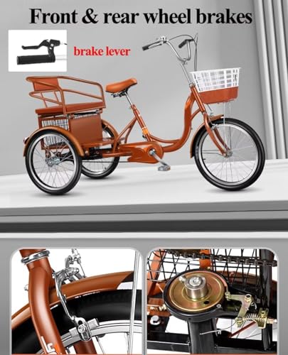 Triciclo 20 Pulgadas con Canasta Grande miniatura 6
