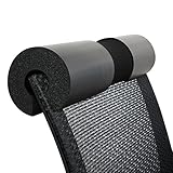 オフィスチェアヘッドレスト ユニバーサルアタッチメント 椅子 フォームヘッドレスト ブラック ヘッドレスト ネックサポート クッション クリップヘッド 伸縮性 スポンジピロー オフィスシート リクライニング レジャーチェア ダイニングチェア、17 x 4インチ