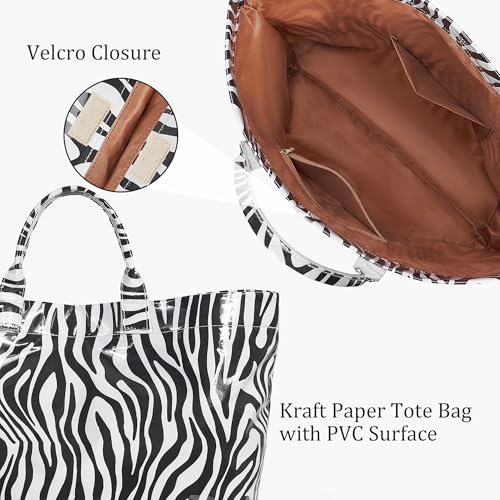 Image of PVC Tote Bag for Women Waterproof Plastic Jelly Tote Letter Print Hobo Handbag for Travel, Gift