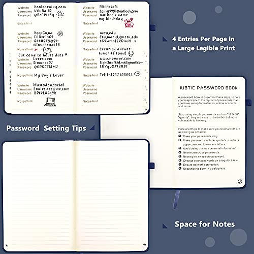 Jubtic B-PAS-T02C Password Keeper Book thumb #3