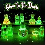 LDomet Magic Potions Kit d'artisanat pour enfants - Mélanger 20 Bouteilles de potion de sorcières, trousse de création de potions magiques de fée mystérieuse - Décorations de Noël Cadeaux d'anniversaire pour les filles garçons 6 7 8 9 10+