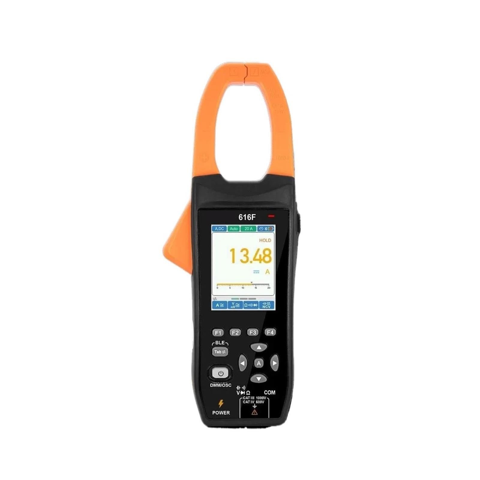 Osciloscopios, Pinza amperimétrica para osciloscopio 3 en 1 VC 616E 616F 19999 recuentos Medidor Bluetooth con carga directa USB(VC616E)