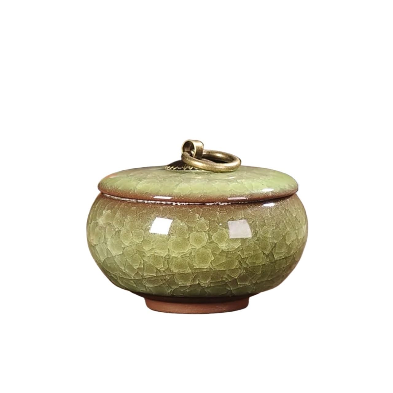 LPATEBCVU Ceramic Tea Caddy Tea Coffee Sugar Storage Jar Mini Ceramic Kitchen Bottles & Jars Containers Home Decor