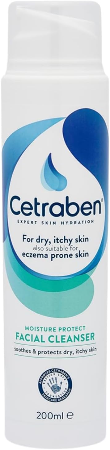 Moisture Protect Facial Cleanser, For All Skin Types, Suitable For Daily Use, Hydrates Skin, Gentle Skin Care Facial Cleanser, 1 x 200ml