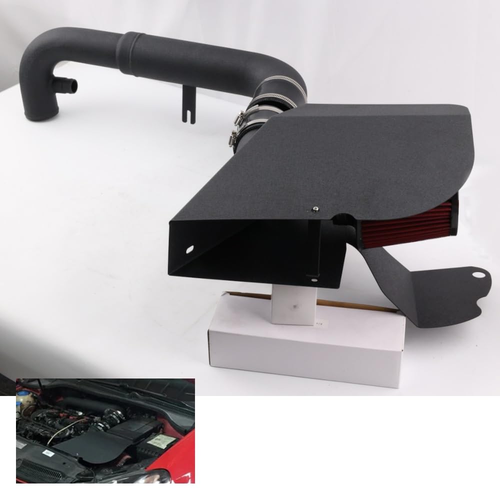 zestaw rur dolotu Zestaw dolotowy zimnego powietrza silnika EA888 Osłona termiczna + filtr + rura pasująca do Vw Tiguan MK1 MK3 MK2 2.0 powietrza do samochodu