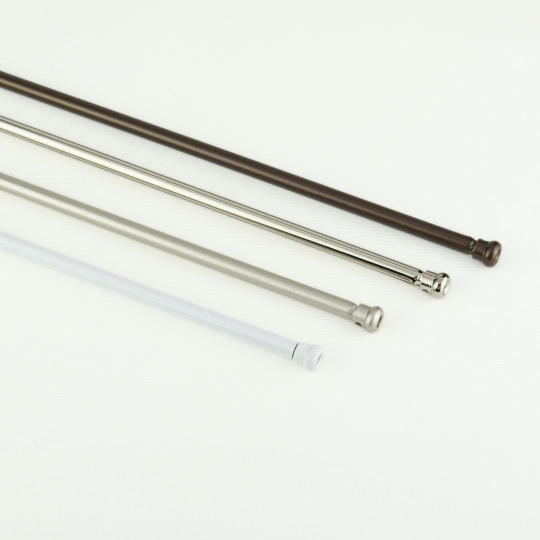 Bacchette Per Tende A Vetro senza forare Bronzo Spessore 7 mm Estensibile 40-60 cm
