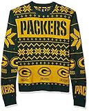 FOCO NFL Green Bay Packers Mens 2019 Ugly Sweater, Team Color, Medium
