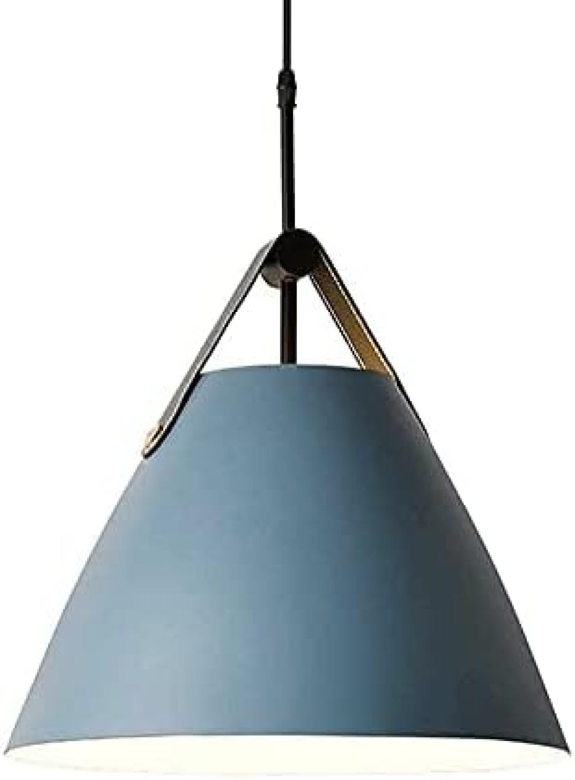 SYAXVOM Nordic Style Small Chandelier Colorful Macaron Metal Lampshade, Ceiling Hanging ht, Villa Bar Decoration hting Fixtures, E27 Single Head Pendant ht,Gray,27cm