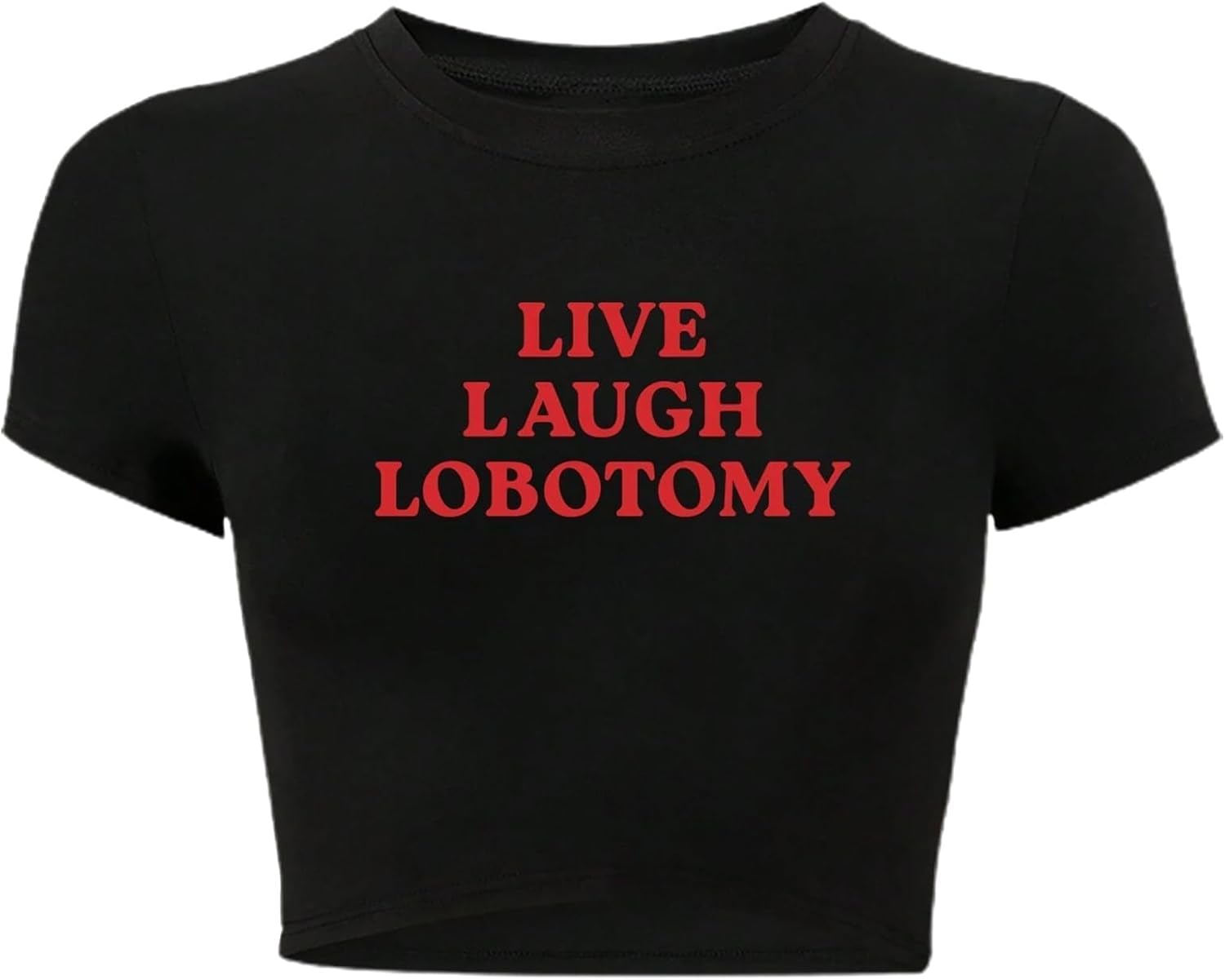 Hilinker Womens Short Sleeve Graphic Crop Tops Vintage Tees Summer Cute T Shirts - Image 3