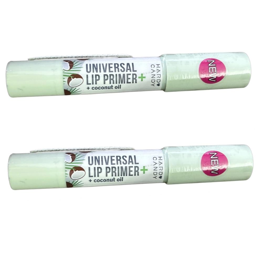 Pack of 2 Hard Candy Universal Lip Primer + Coconut Oil, Universal Primer 2080