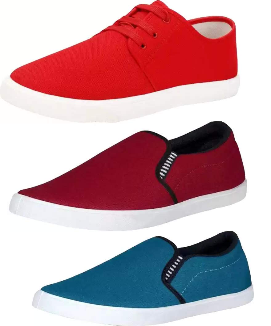aircum Men's Casual Loafers and Sneakers Shoes Combo Pack of 03-picture-46