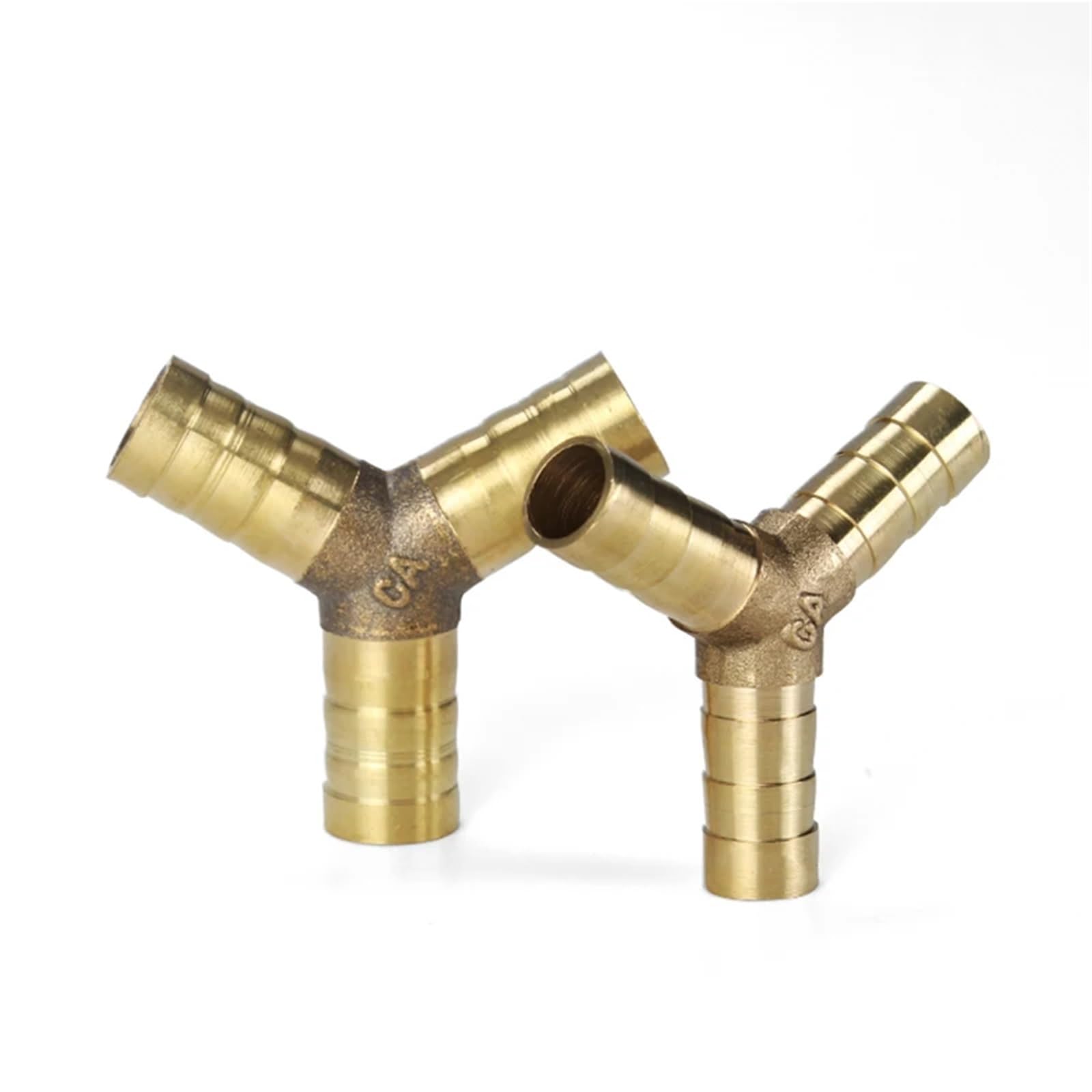 Raccordo a T dritto in ottone, 10 mm, 19 mm, connettore per tubo in rame (Tee 10 pezzi)