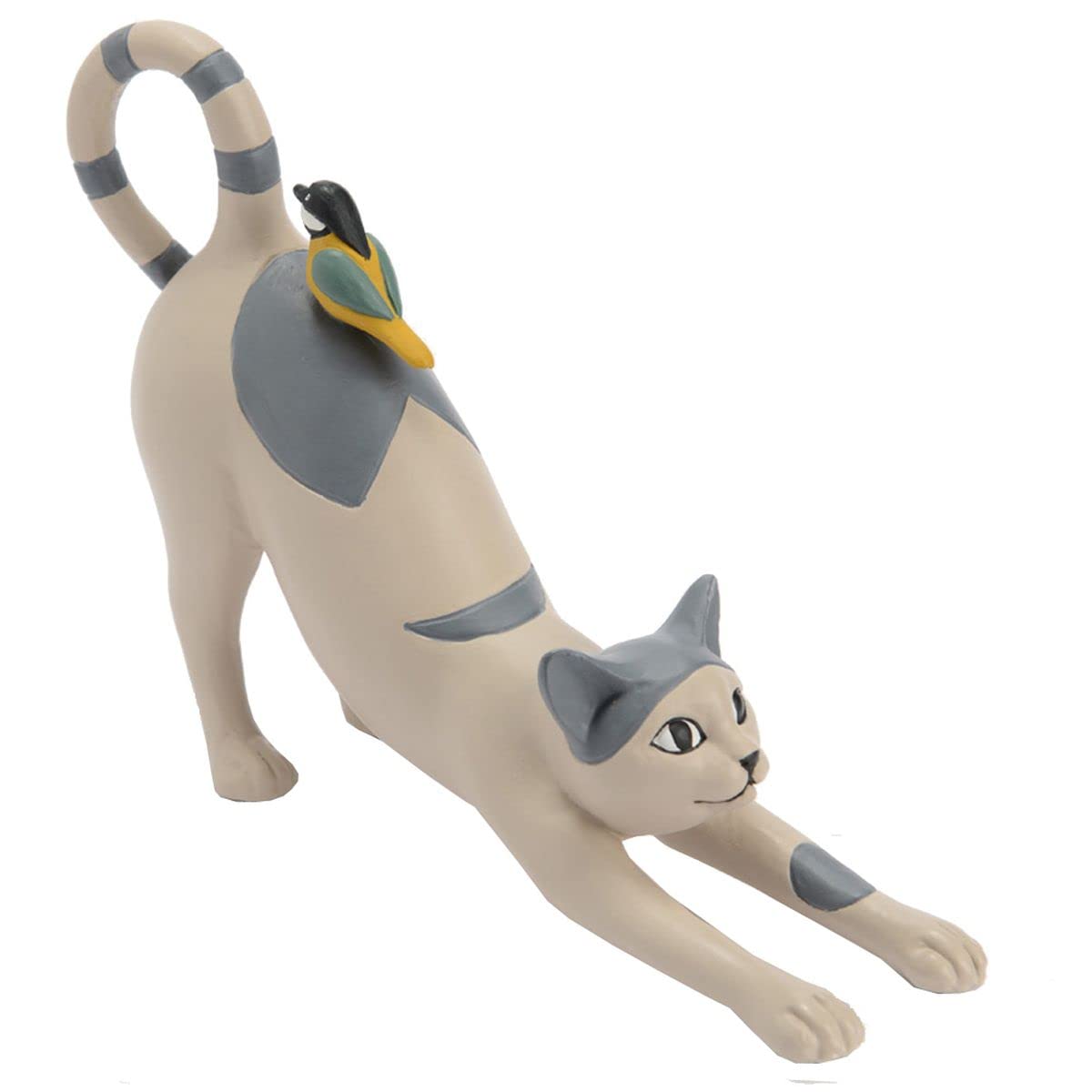 Figurine Le Chat et l'oiseau idée cadeau idéal crémaillère et anniversaire