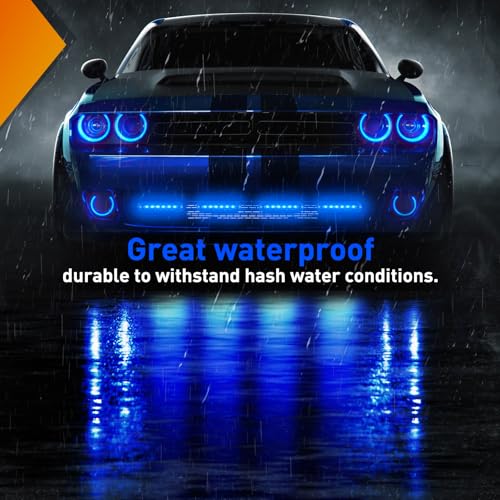 Image of Nilight 6 LED Emergency Strobe Lights 4PCS Blue