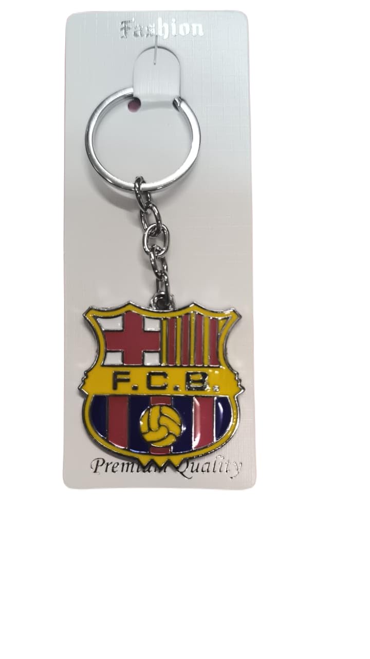FC Barcelona Big Size Keychain with 3D Embossed Print, Double Acrylic Keychain-image-17
