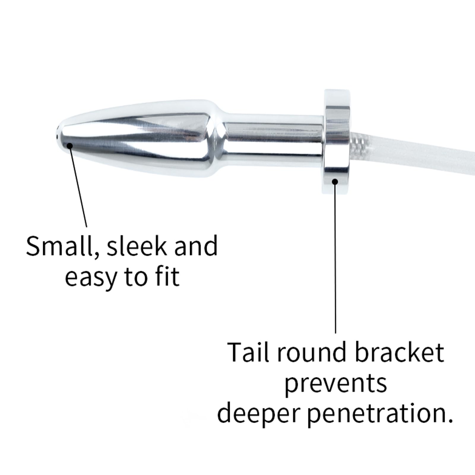 TangQian Silicone Soft Penis Sleeve with Metal Hollow Anal Plug Anal  Dilator Butt Plug Urinal Piss Funnel Enema Anal Shower Slave Bondage Penis  Sleeve SM Sex Toy for Couples Men : Amazon.co.uk: