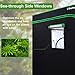 Ohuhu Grow Tent with Observation Window & Tool Bag, Mylar Hydroponic Plant Growing Tent with Durable 600D Oxford Cover for Indoor Plant Growing, Gardening and Germination (48