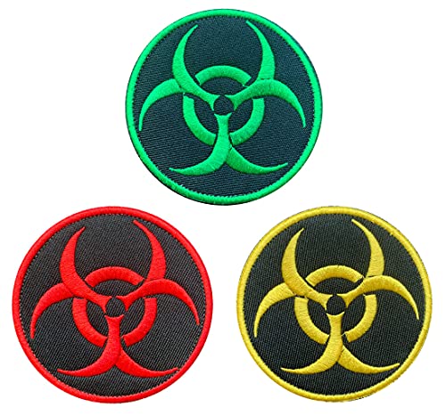 Écussons brodés 8 cm avec crochet et boucle pour personnalisation textile - 2