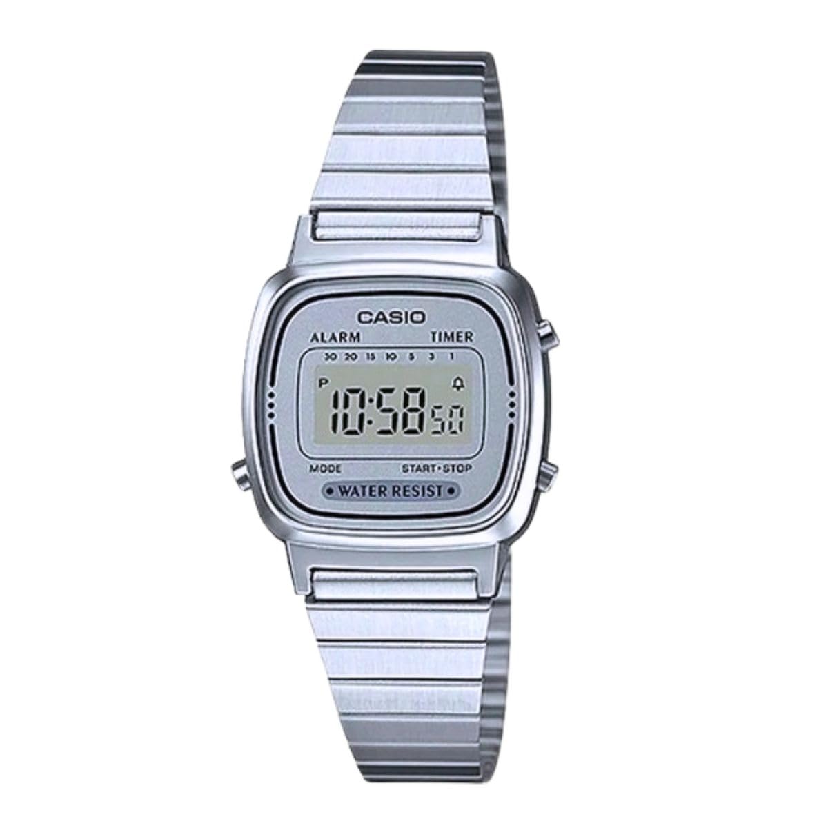 Quartz Watch, Digital Display and Stainless Steel