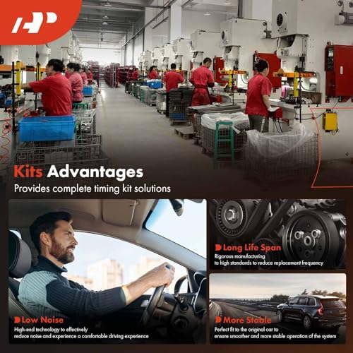Kit de correa serpentina para Ford F-150 2007 2008 con motor 4.2L 5
