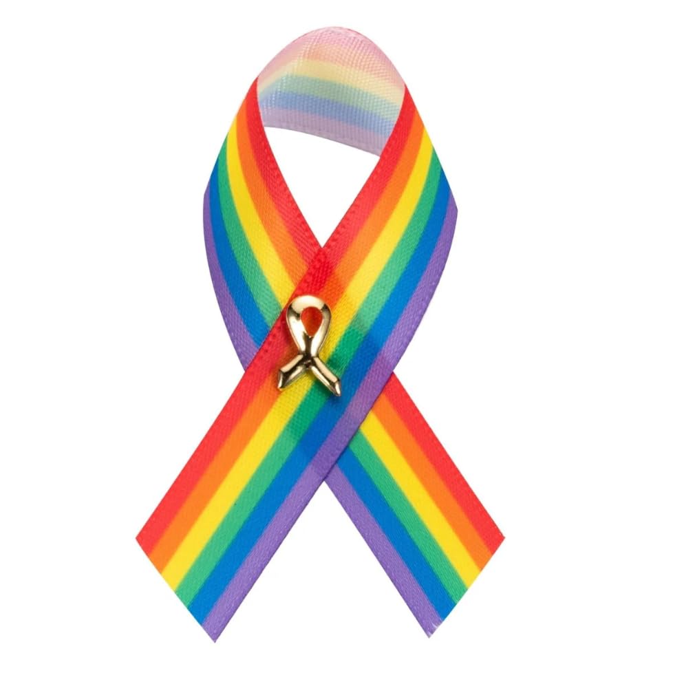 Image of 1 /2 /5 /10 /25 /50 /100pcs Satin Awareness Ribbon Pins (Pick your color), for Cancer & Disease Awareness, Bulk Quantities for Fundraising, Events, Gift Giving