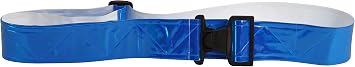 Vinyl Reflective Belt w/Hook & Loop Closure-Royal Blue