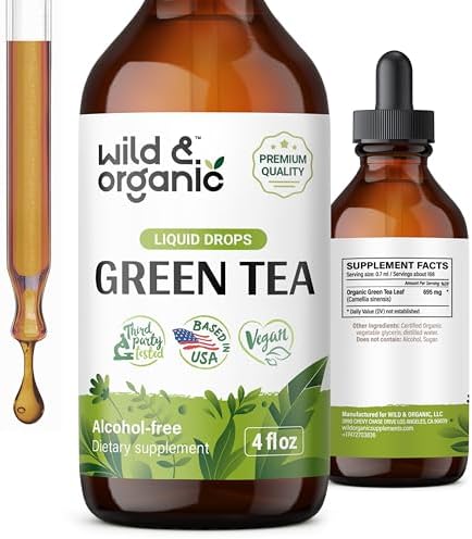 Amazon.com: Green Tea 10:1 Extract 50% EGCG - Green Tea Liquid Drops ...