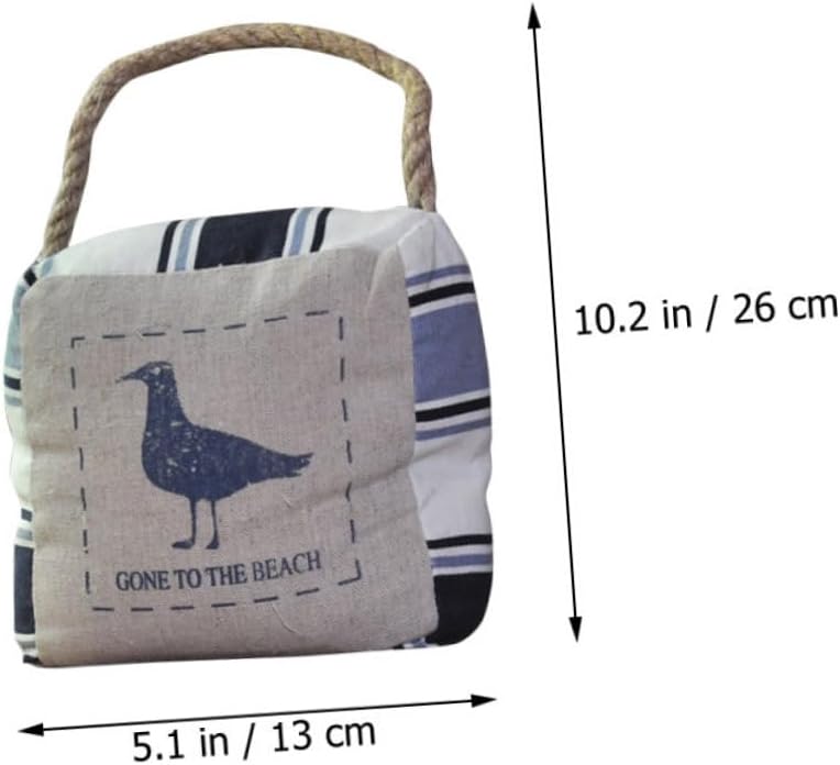 Mediterranean Style Cloth Door Stopper for Collision Door Stop Decor Suitable for Marble Floors Multi Surface Use and Decorative Accent