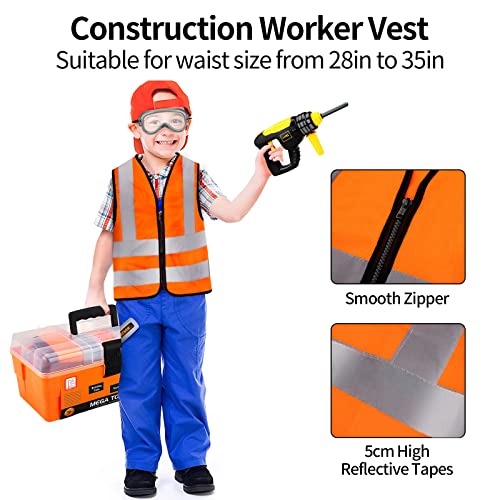 Deejoy Tool Set With Tool Box & Electronic Toy Drill, Pretend Play Kids Construction Kits For Kids Ages 3-5 Years Old, Toddler Boy Toys thumb #2