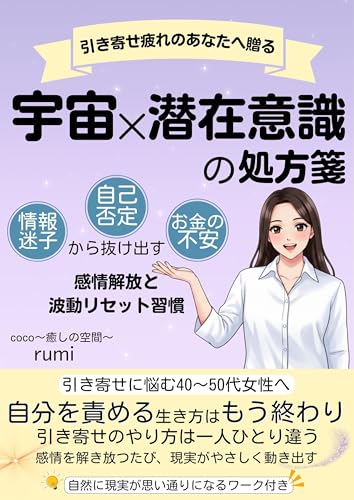 引き寄せ疲れのあなたへ贈る、宇宙×潜在意識の処方箋: 情報迷子・自己否定・お金の不安から抜け出す、感情解放と波動リセット習慣